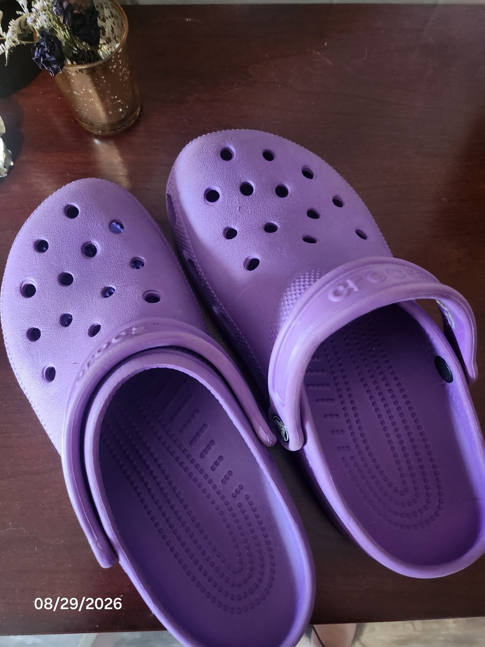 CROCS Purple Classic Clog Sandals